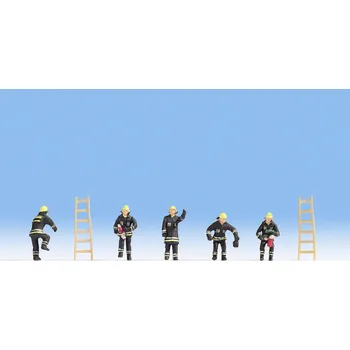 Modelová železnice Postavičky Hasiči H0 - Noch 15021 (Figurky H0 1:87)