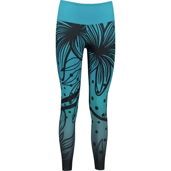 Dámské kalhoty Dámské dlouhé funkční legíny premium ALTISPORT VOJ/ALW045LEG01 EMERALD/ČERNÁ S