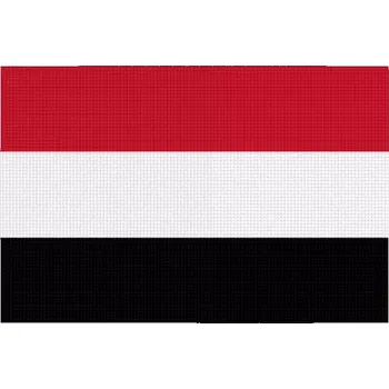 Vlajka Pelisport Jemenská vlajka tištěná 6 x 4 cm