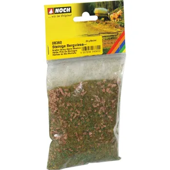 Modelová železnice Statická tráva - kamenitá horská louka 2,5mm - Noch 08360