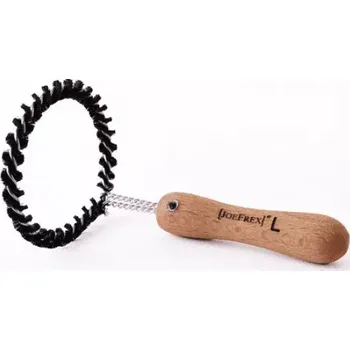 Náhradní díl pro kávovar JoeFrex kruhový čistící kartáč na hlavu kávovaru L dřevěný