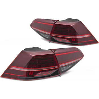 Zadní světlomet TUNING-TEC Zadní světla VW Golf VII 13-19 červené LED SEQ