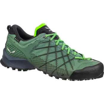 Pánská treková obuv Salewa Pánské boty Wildfire GTX EU 43, Myrtle/Fluo Green