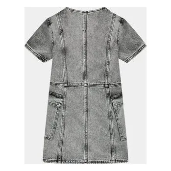 Dámské šaty Calvin Klein Jeans Džínové šaty IG0IG02284 Šedá Regular Fit 14Y