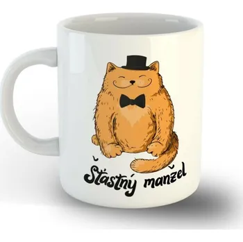 Hrnek Šťastný manžel - Žlutá