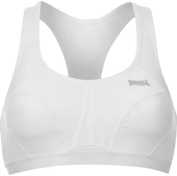 Dámské spodní prádlo dámská sportovní podprsenka LONSDALE - WHITE - 36DD (80DD) (Lonsdale Crop Top Ladies)