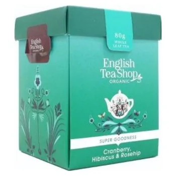 Čaj English Tea Shop Čaj sypaný Brusinka,ibišek,šípek, 80g