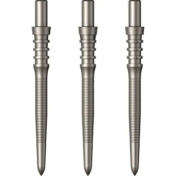 Mission Kovové hroty Sniper - Micro Grip - Silver - 28 mm