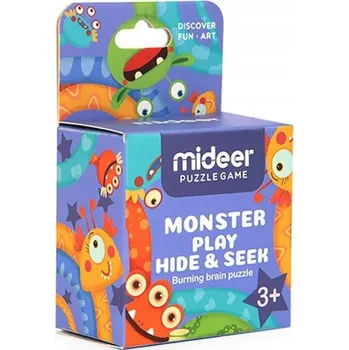 Dřevěná hračka Mideer puzzle logická skládačka MONSTER 3+