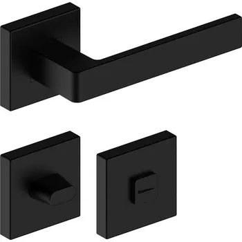 Dveřní kování ERGO Line WC klika na dveře černá Černá