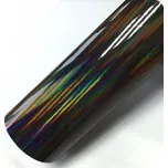 Vzorek - Duhová chromovaná šedá polepová samolepící auto fólie 10x20cm - interiér/exteriér