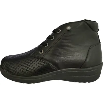 Dámské kozačky MEDILINE 0295/8210W hallux Barva: Černá, Velikost: 38, zapínání: Bez vzoru 188