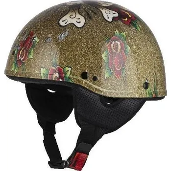 Helma na motorku Otevřená přilba na koloběžky NZI Lastmille SKULL N´ROSES Velikost: L