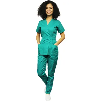 Zdravotnický oděv Dámský zdravotnický set - zelený | drinuniforma.cz