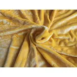 Stanex Mikroflanelové napínací prostěradlo medové ROZMĚR: (š/d/v) 90 x 200 x 20 cm