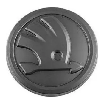 Znak automobilu Znak ŠKODA 80mm černá matná 5JD853621 5JD853621A