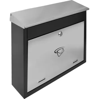 Poštovní schránka LUX 1 poštovní schránka černá + nerez