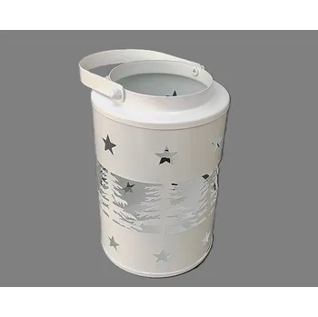 Prodex Import Lucerna bílá se stromky a hvězdami