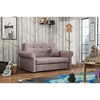 Křeslo FALCO Rozkládací křeslo Vivian Silver II Kronos růžová