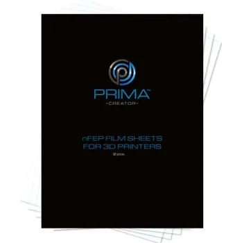 Příslušenství k 3D tiskárně PrimaCreator nFEP Film Sheets for 3D Printers - 200 x 270 mm - 2-pack