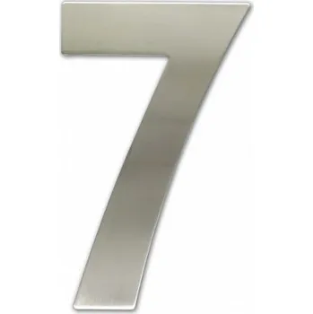 Domovní cedule Číslice "7" fasádní 150mm NEREZ S Nerez