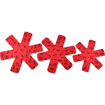 Hrnec Sada podložek pod hrnec CROSS 3 ks červená