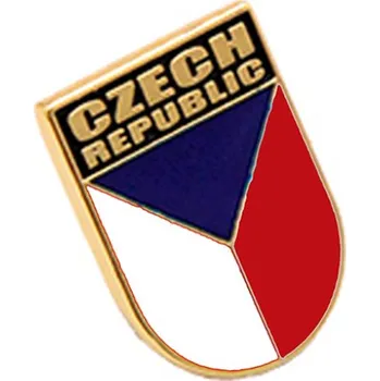 Odznak (pins) Czech Republic 2x3 cm - barevný
