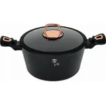 BERLINGERHAUS Kastrol s poklicí s mramorovým povrchem 24 cm Black Rose Collection BH-8165