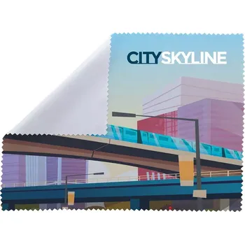 Dioptry XL RPET čistící hadřík na brýle - bílá - AP874029-01