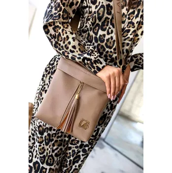 Kabelka Crossbody Laura Biaggi taupe