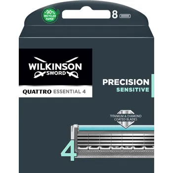 Wilkinson Sword Quattro Essential 4 Precision Sensitive náhradní břity