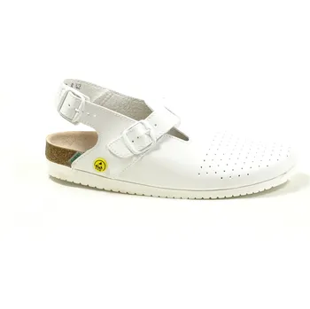 Pánské sandále Santé N/82/10/E/P pánské zdravotní profi sandály bílé ESD Velikost: 46