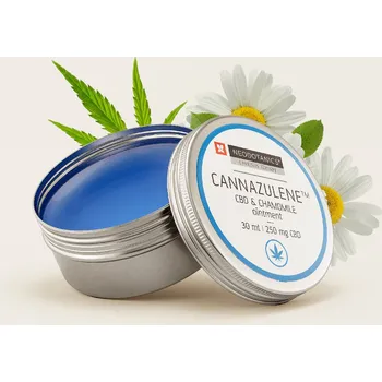 Bylinná léčivá mast Neobotanics Cannazulene CBD balzám pro zklidnění pokožky 30 ml