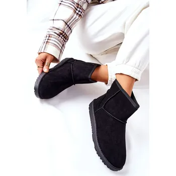 Dámská zimní obuv Sněhové Boty Izolovane S Kožešinou Vicandi Barva: Černá, Velikost: 38