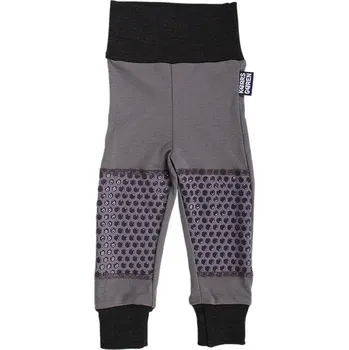 Kaarsgaren Kalhoty s protiskluzem merino šedé černý lem velikost 80