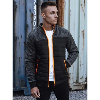 Pánská přechodová bunda prošívaná černá