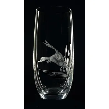 Sklenice sklenice na pivo Club 350ml 1ks s kachnou - ručně ryté (broušené) dárková krabička