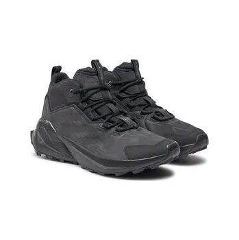 Pánská treková obuv Trekingová obuv adidas Terrex Trailmaker 2.0 Mid Leather Hiking ID0890 Černá 40