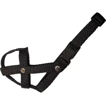 Náhubek pro psa Palkar nylonový náhubek pro psy vel. 0 12 cm x 3 cm černá (Palkar nylonový náhubek pro psy vel. 0 12 cm x 3 cm černá)