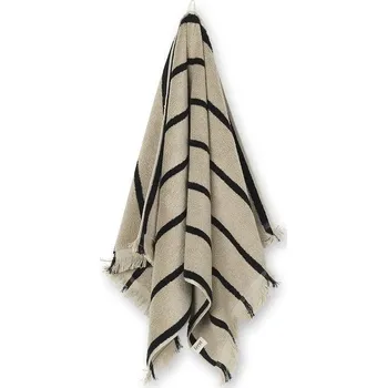 Ručník ALEE 70 x 140 cm, písková, bavlna, ferm LIVING - doprava zdarma od 2999 Kč