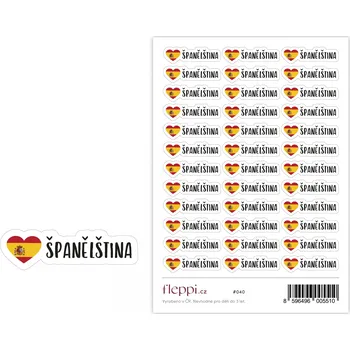samolepka Fleppi Samolepky Španělština