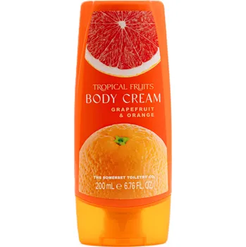 Tělový krém Somerset Toiletry Tropical Fruits – Grapefruit & Pomeranč Tělový krém, 200 ml