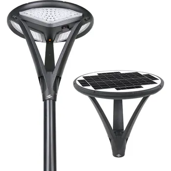 Venkovní osvětlení SANKO Parkové solární osvětlení LED P-02 PIR 3000K LED 26W 2600LM panel 33W LiFePO4 45Ah 144Wh