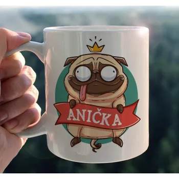 Hrnek se jménem Mops - Žlutá