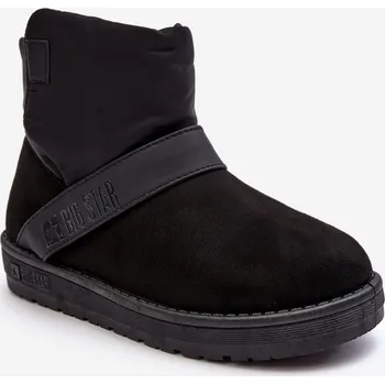 Dámská zimní obuv Ocieplené sněhule na platformě Big Star MM274151 Barva: Černá, Velikost: 40
