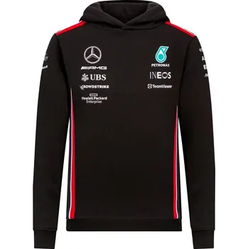 Pánská mikina Mercedes AMG Petronas F1 dětská týmová mikina s kapucí AMG - 116 CM 152 cm