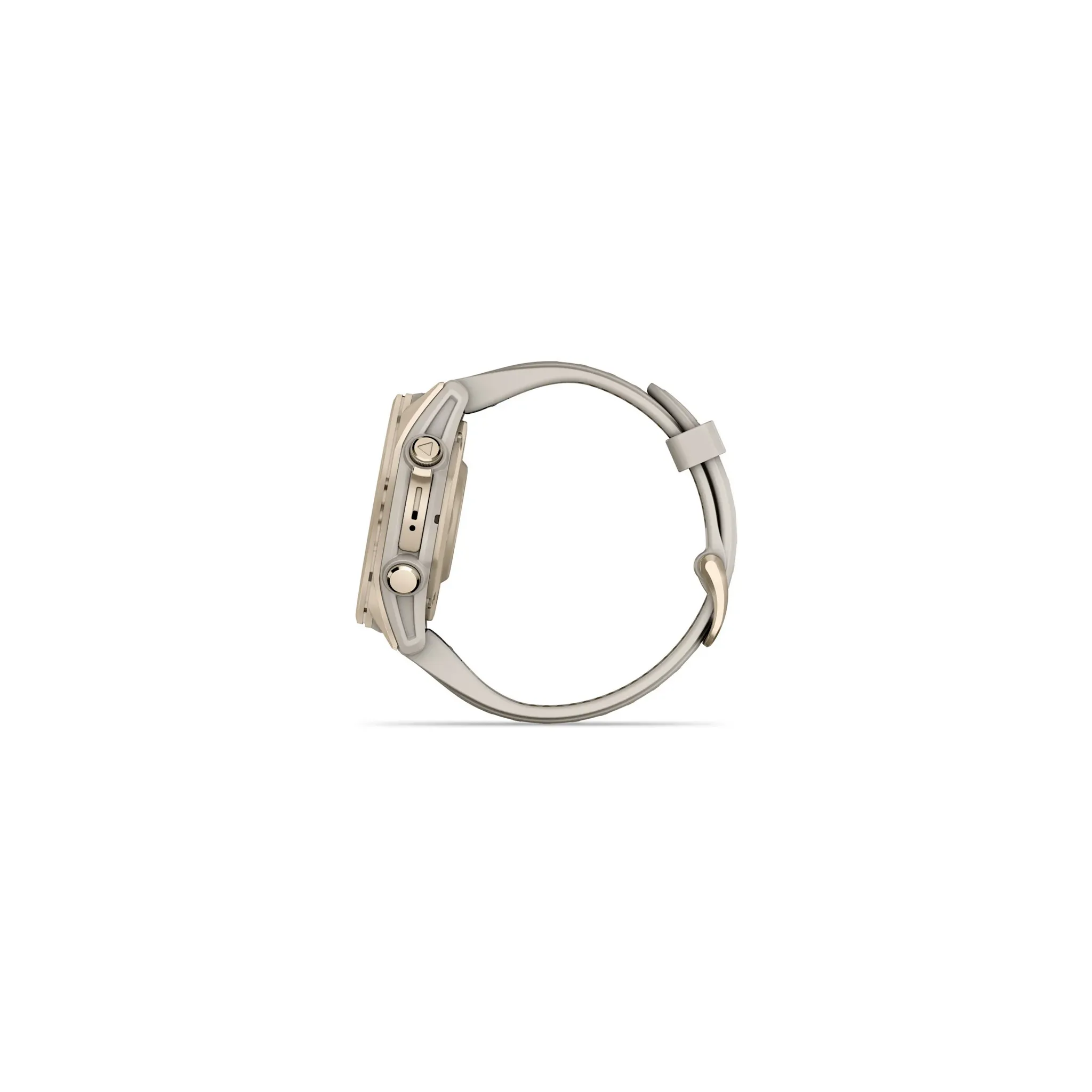 Fotografie 6 - Chytré hodinky Garmin fēnix 8 43 mm AMOLED Sapphire Soft Gold Fog Gray Silicone Band
