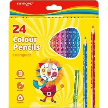 Pastelka Pastelky KEYROAD trojhranné 24 ks 548.640