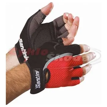 Cyklistické rukavice SP367 Gel - rukavičky červené