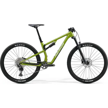Horské kolo Celoodpružené kolo MERIDA Ninety-Six 400 Mat Green (Silver-Green) - S 2024